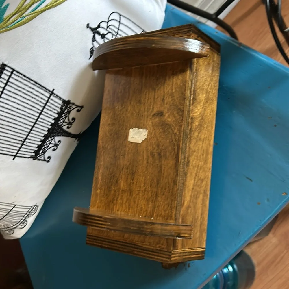 Vintage Handmade Wood Doll Cradle